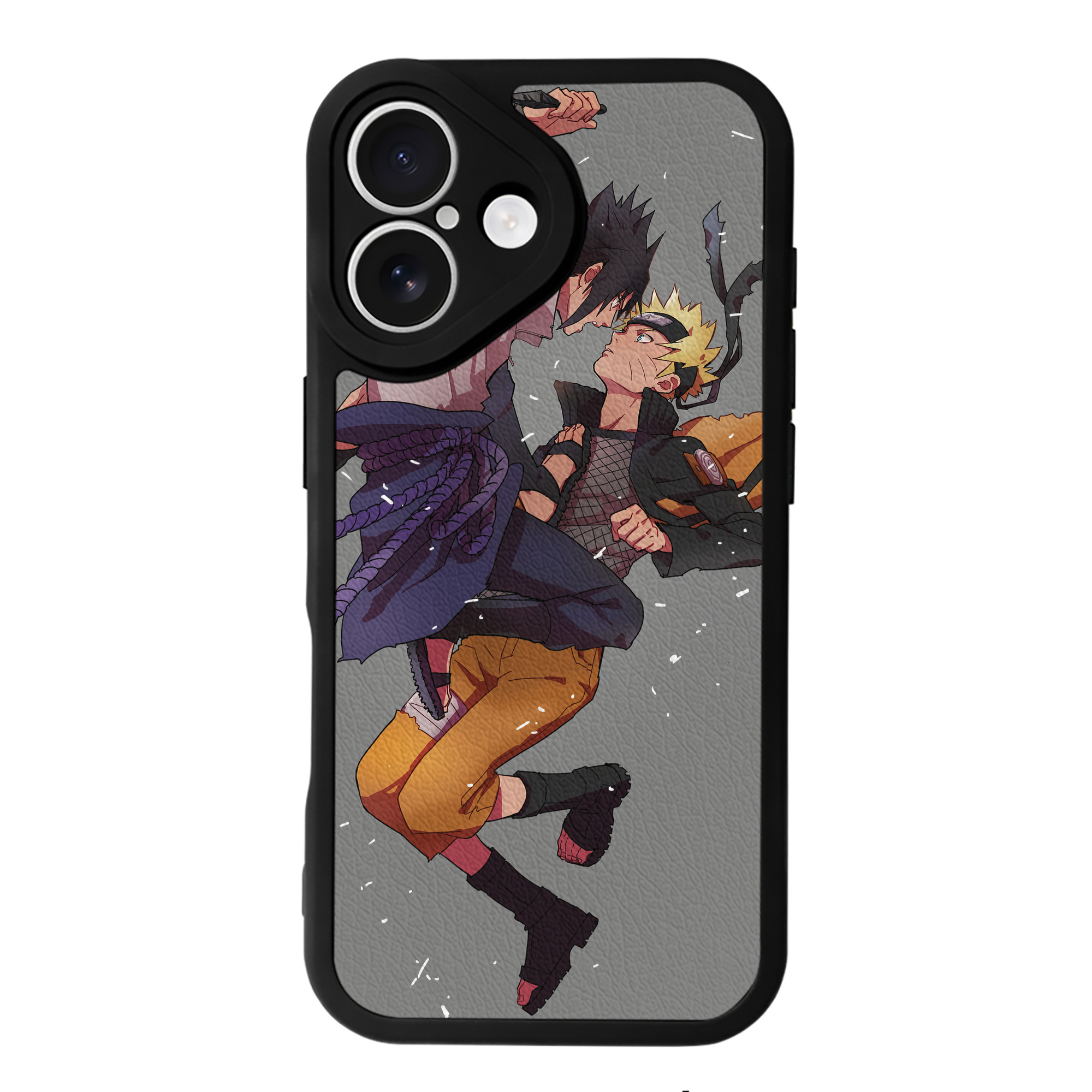（画像用） NARUTO -ナルト- NARUTO -ナルト- 疾風伝 【iPhone 16シリーズ対応】シリコンスマホケース（レザー調） 材質：シリコン